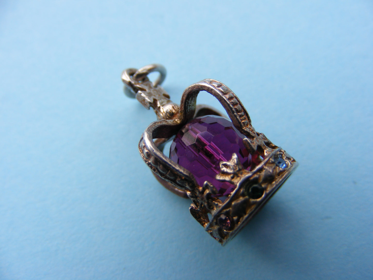 CHIM Sterling Silver Charm Crystal Royal Crown